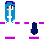 blue hair unicorn