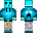 cool blue slim skin
