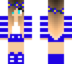 cute blue girl