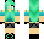 minty blue kitty