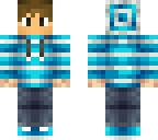my blue and white beanie