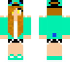 panda tom-boy teal