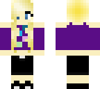 purple swimsuit girl