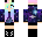 rainbow galaxy panda girl