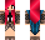 red girl guard