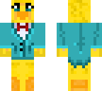 sqaishey quack wearing a tuxedo