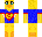 sqaishey quack wearing superman shirt