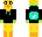 sqaishey quack wearing youtube hoodie