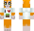 stampy wearing i love minecraft shirt
