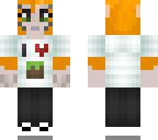 stampy wearing i love minecraft shirt