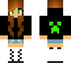 awesome cute creeper girl