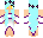 blue anime girl