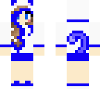 blue cat hoodie girl
