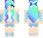 blue catgirl