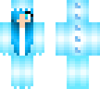 blue dinosaur girl