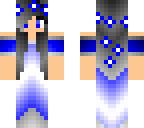 blue flower princess