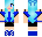 blue girl
