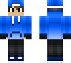 blue hoodie