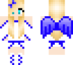 blue winged girl