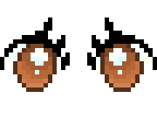 brown anime eyes