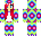 colorful onesie girl