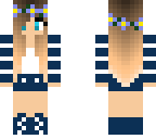 cool blue girl