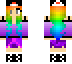cool rainbow girl