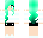 cute green girl