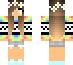 cute rainbow girl