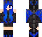 dark blue dragon girl