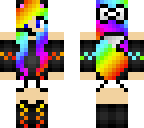 edited rainbow fox girl