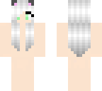 fixed white hair girl base