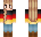 german flag girl