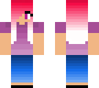gradient ice cream girl