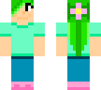 long green hair