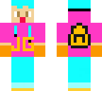 me but pink and blue