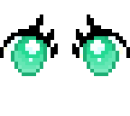 mint anime eyes