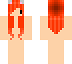 orange cat girl template