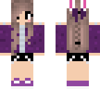 purple bunny girl