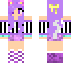 purple cat girl