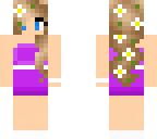 purple dress girl