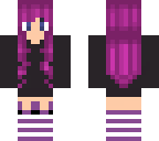 purple girl skin