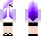 purple haired girl