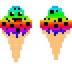 rainbow ice cream