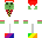 rainbow tuxedo slime