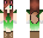 red or brown wolf girl