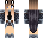 wolf warrior with tail hidden behind cape
