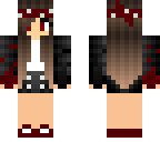 black and red flame