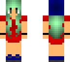 blue and red girl