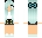 blue cat girl edit